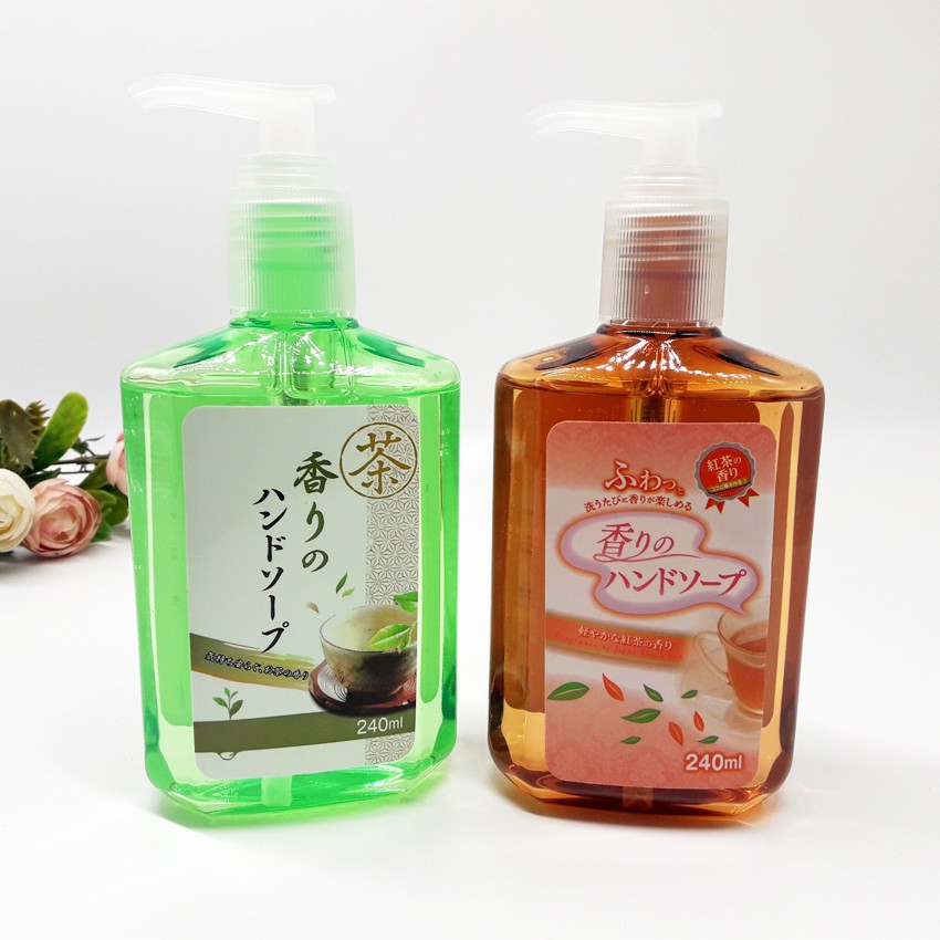 Nước rửa tay diệt khuẩn hương trà xanh 240ml nhập khẩu từ Nhật